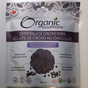 Organic Traditions Chocolate Covered Cacao Nibs