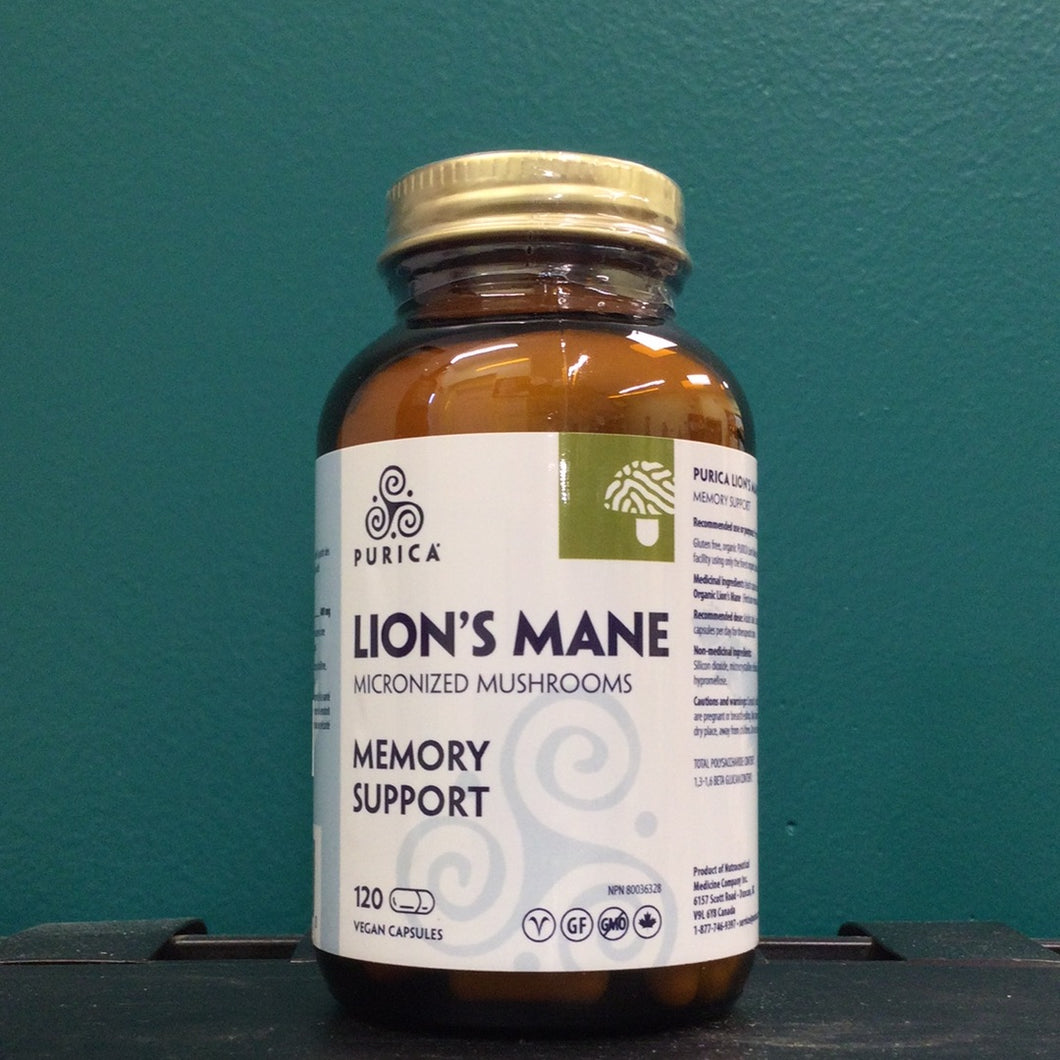 Purica Lion’s Mane Mushroom Capsules