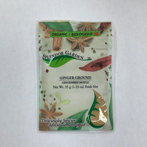 Splendor Garden Organic Ginger Ground