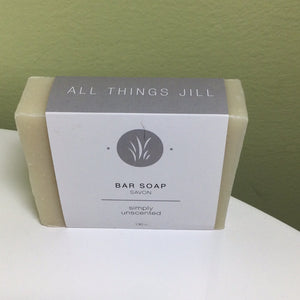 All Things Jill Simply Unscented Bar Soap