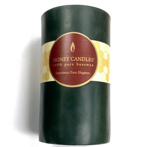 Honey Candles 100% Beeswax 5” Pillars.