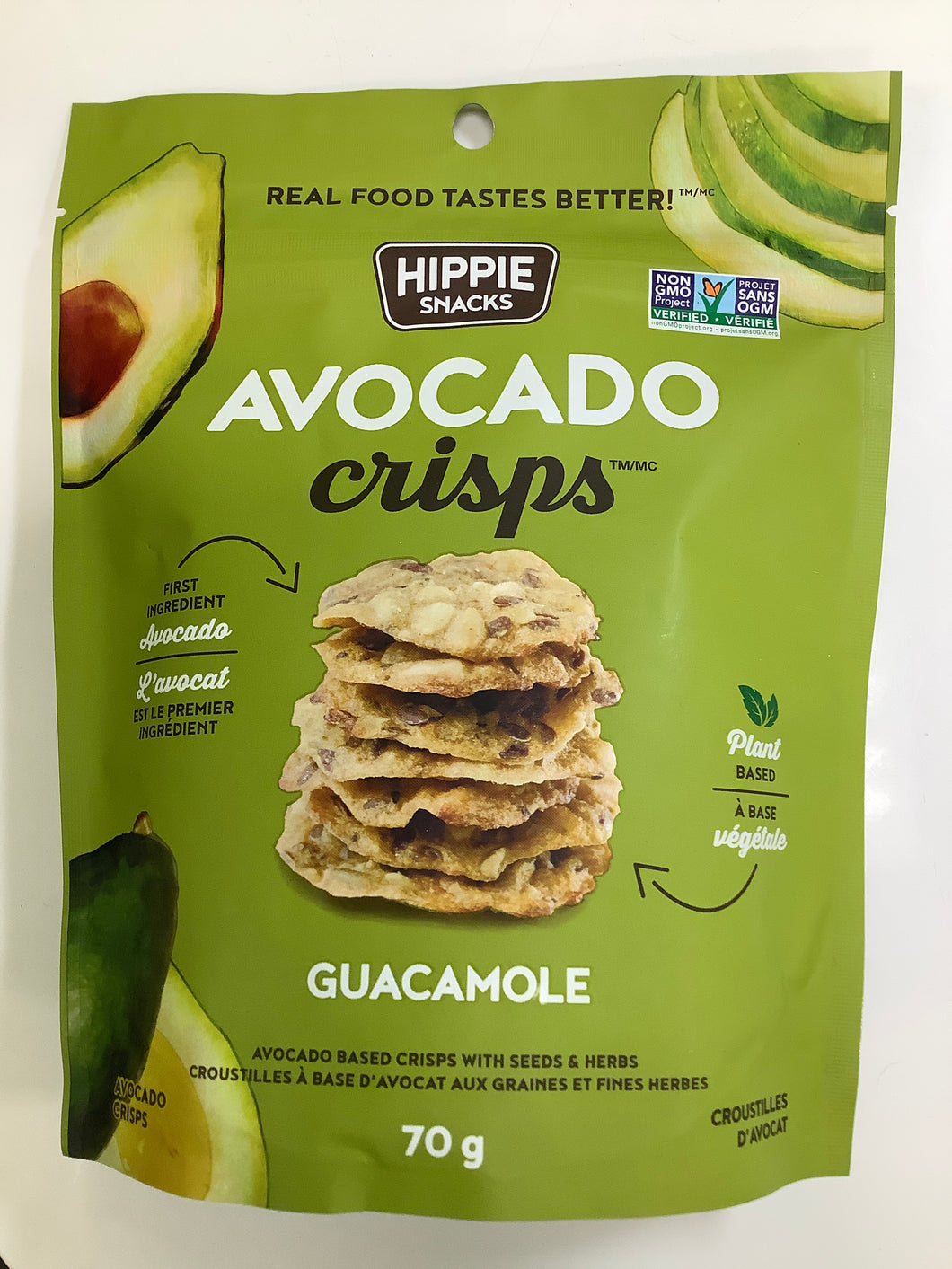Hippie Snacks Avocado Crisps