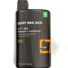 Load image into Gallery viewer, Every Man Jack 2-in-1 Shampoo + Conditioner