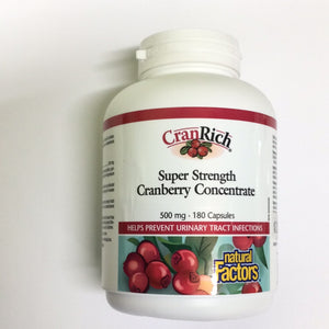 Natural Factors CranRich Super Strength Cranberry Concentrate