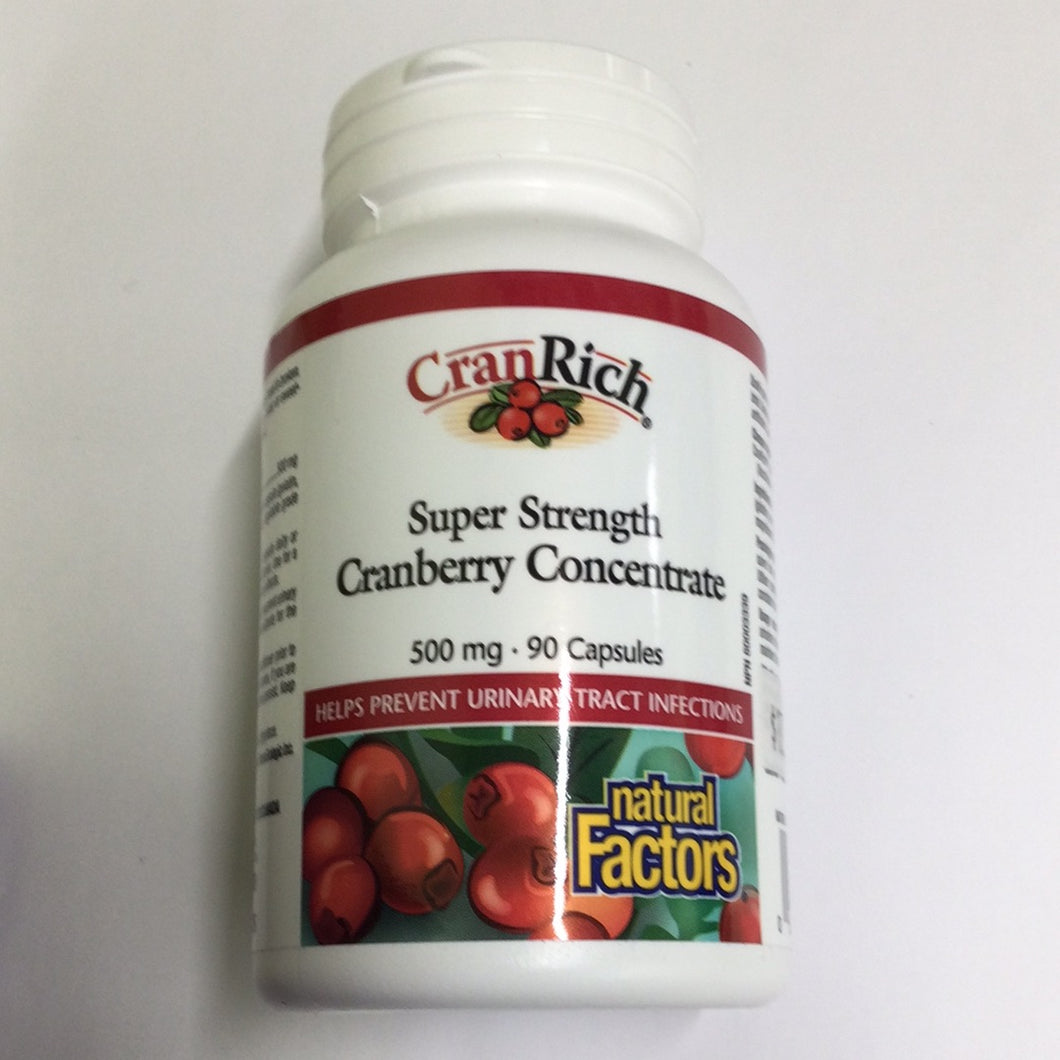 Natural Factors CranRich Super Strength Cranberry Concentrate