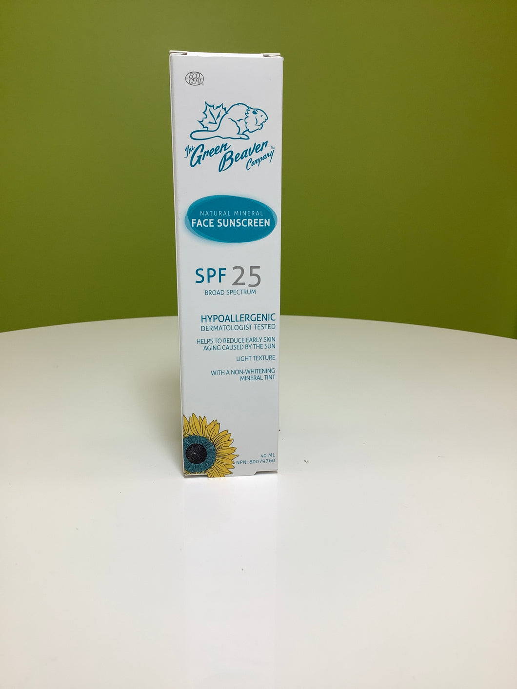 The Green Beaver Co. Natural Mineral Face Sunscreen SPF 25