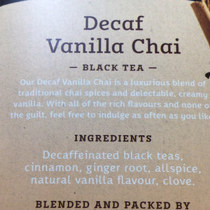 Stash Decaf Vanilla Chai