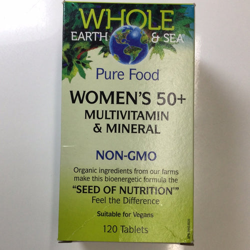 Whole Earth and Sea Women’s Multivitamin and Mineral 50+ 120’s