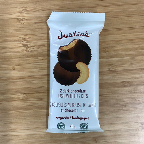 Justin’s Organic Dark Chocolate Cashew Butter Cups