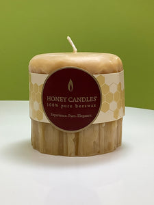 Honey Candles 100% Beeswax Heritage Drip Candle
