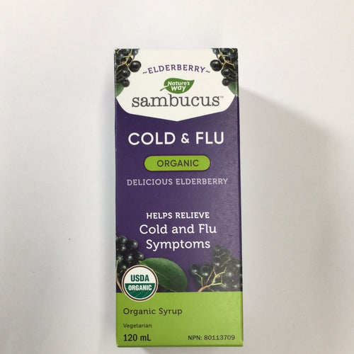 Nature’s Way Sambucus Cold & Flu Care Organic Elderberry Syrup