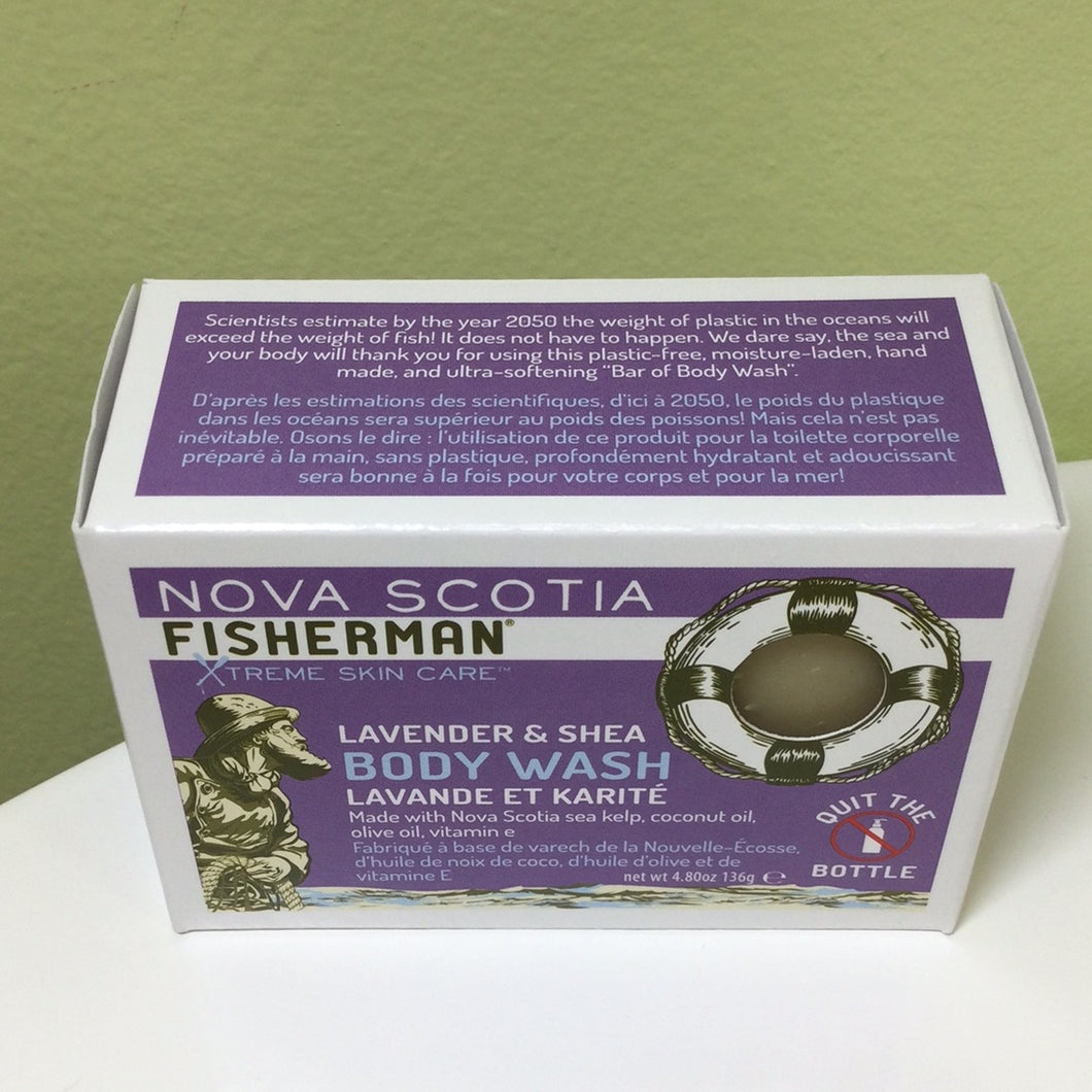 Nova Scotia Fisherman Sea Fennel and Bayberry Body Wash Bar