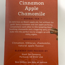 Load image into Gallery viewer, Stash Cinnamon Apple Chamomile Tea