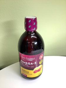 Sea-Licious Omega-3 EPA+DHA Raspberry Lemonade 500ml