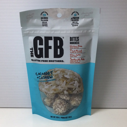 The GFB Gluten Free Brothers “Bites” Coconut Cashew