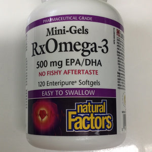 Natural Factors RX-Omega-3 Mini Gels