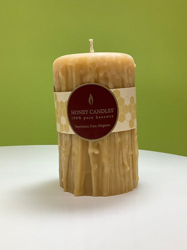 Honey Candles 100% beeswax Heritage Drip