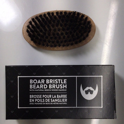 Boar Bristle Beard Brush with Natural Beech Wood Handle