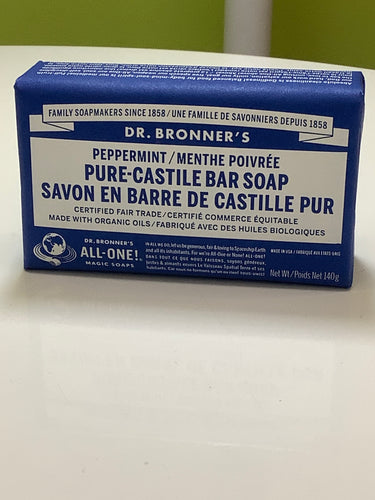 Dr. Bronner’s Peppermint Pure Castile Bar Soap