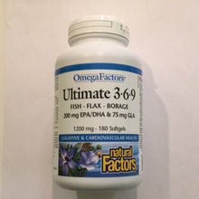 Load image into Gallery viewer, Natural Factors Omega Rich Ultimate 3-6-9 Fish Flax Borage