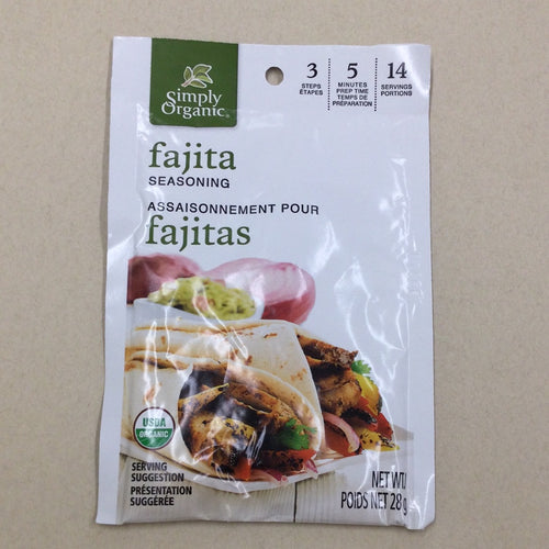 Simply Organic Fajita Seasoning