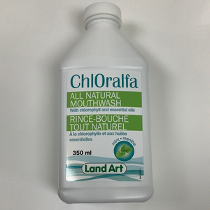 Land Art ChlOralfa All Natural Mint Mouth Wash