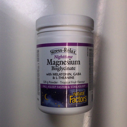 Natural Factors Stress-Relax Nighttime Magnesium Bisglycinate