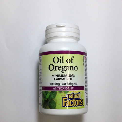 Natural Factors Oil of Oregano Softgels 60s