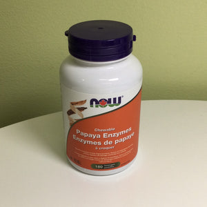 Now Papaya Enzymes Chewable