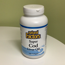 Load image into Gallery viewer, Natural Factors Super Cod Liver Oil 180’s