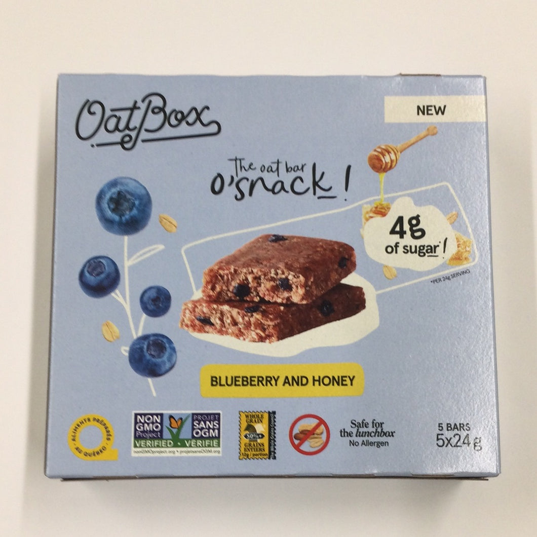 OatBox Blueberry and Honey Oat Bar