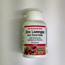 Load image into Gallery viewer, Natural Factors Zinc Lozenges Sore Throat Relief