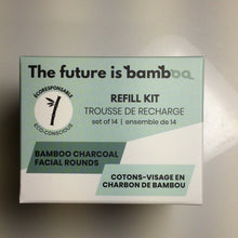 Load image into Gallery viewer, The Future Is Bamboo Refill Kit Bamboo Charcoal Facial Rounds