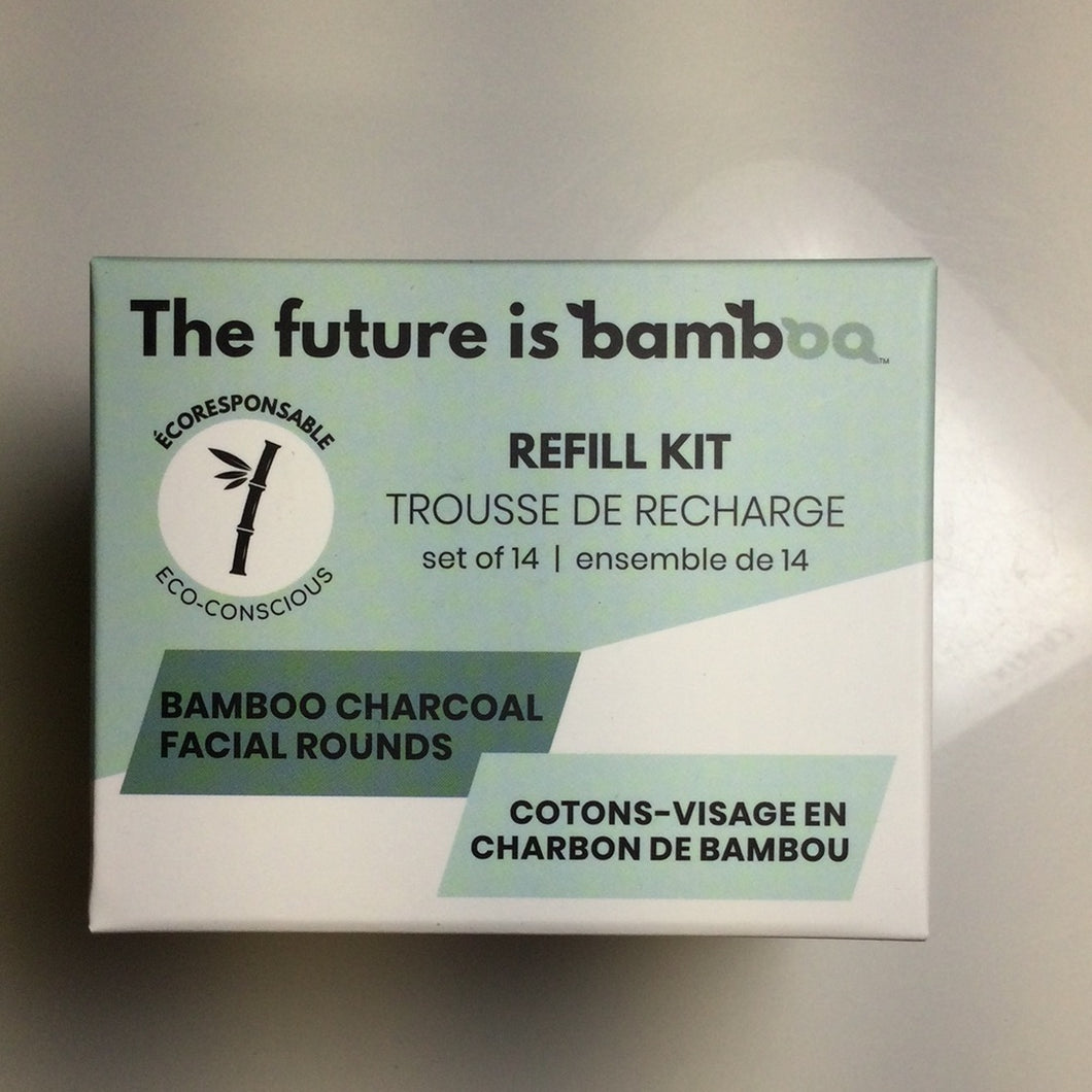 The Future Is Bamboo Refill Kit Bamboo Charcoal Facial Rounds