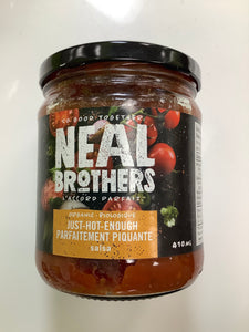 Neal Brothers Just Hot Enough Organic Salsa