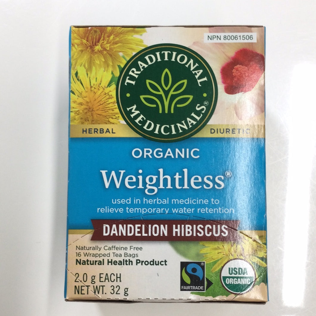 Traditional Medicinals Organic Weightless Dandelion Hibiscus Tea
