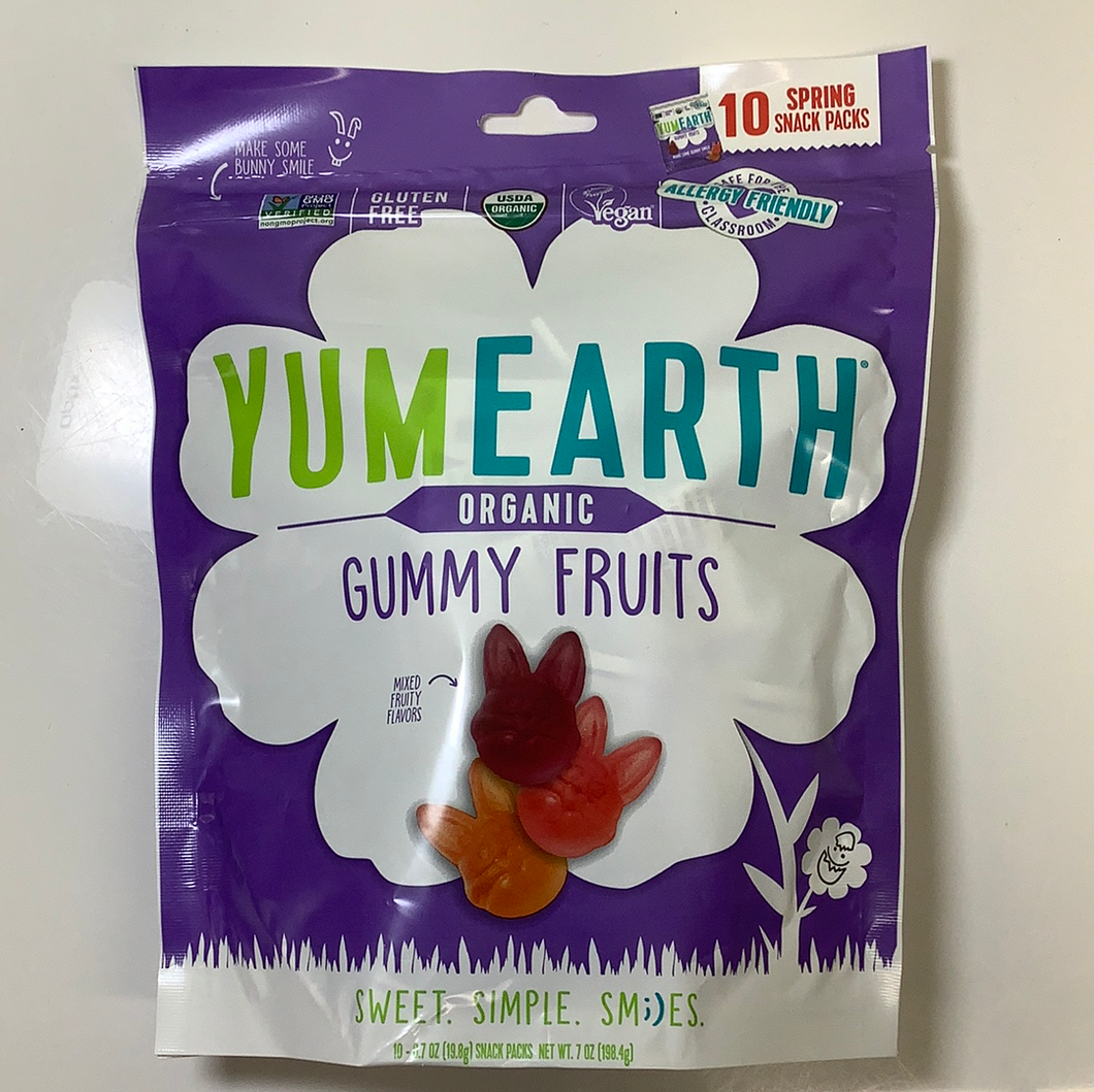 YumEarth Gluten-Free Organic Gummy Fruits