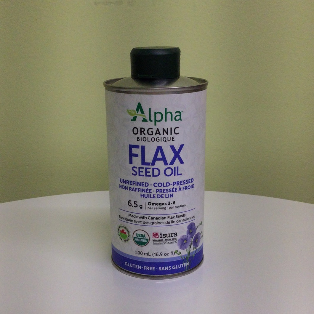 Alpha Organic Flax Seed Oil