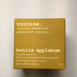 Routine Bonita Applebom Natural Deodorant