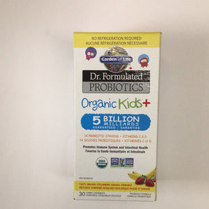 Garden of Life Dr. Formulated Probiotics Organic Kids + Chewables