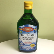 Load image into Gallery viewer, Carlson Norwegian Cod Liver Oil Liquid Lemon