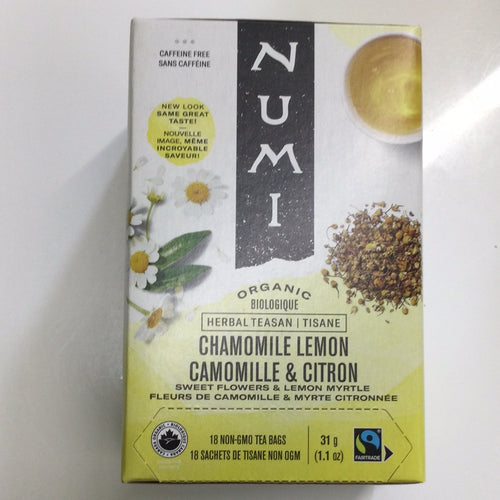 Numi Chamomile Lemon Tea