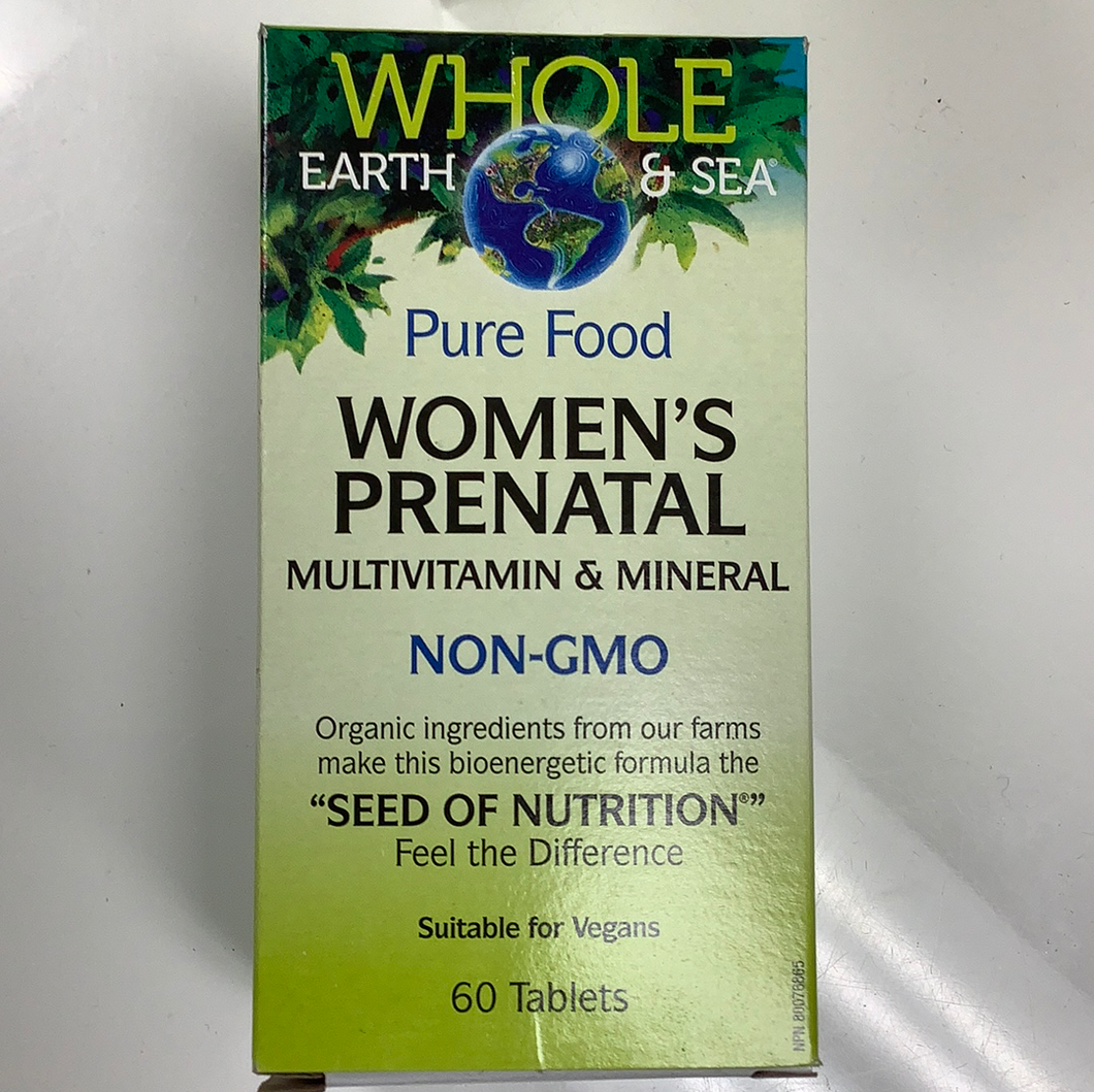 Whole Earth and Sea Women’s Prenatal Multivitamin & Mineral