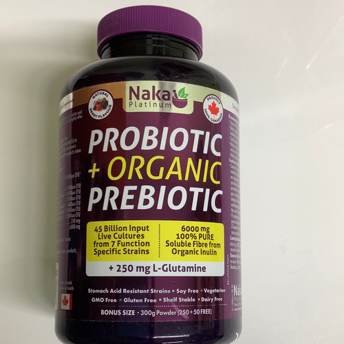 Naka Probiotic + Organic Prebiotic Bonus Size Powder