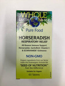 Whole Earth and Sea Horseradish Respiratory Relief