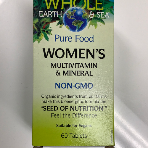 Whole Earth and Sea Women’s Multivitamin and Mineral 60’s