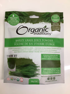 Organic Traditions Barley Grass Juice Powder