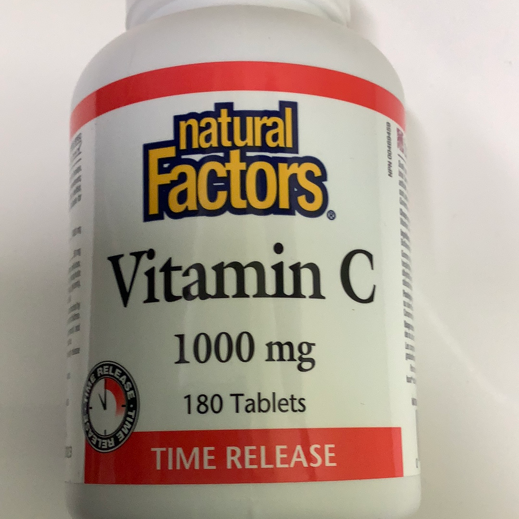 Natural Factors Vitamin C Time Release 180 Tablets