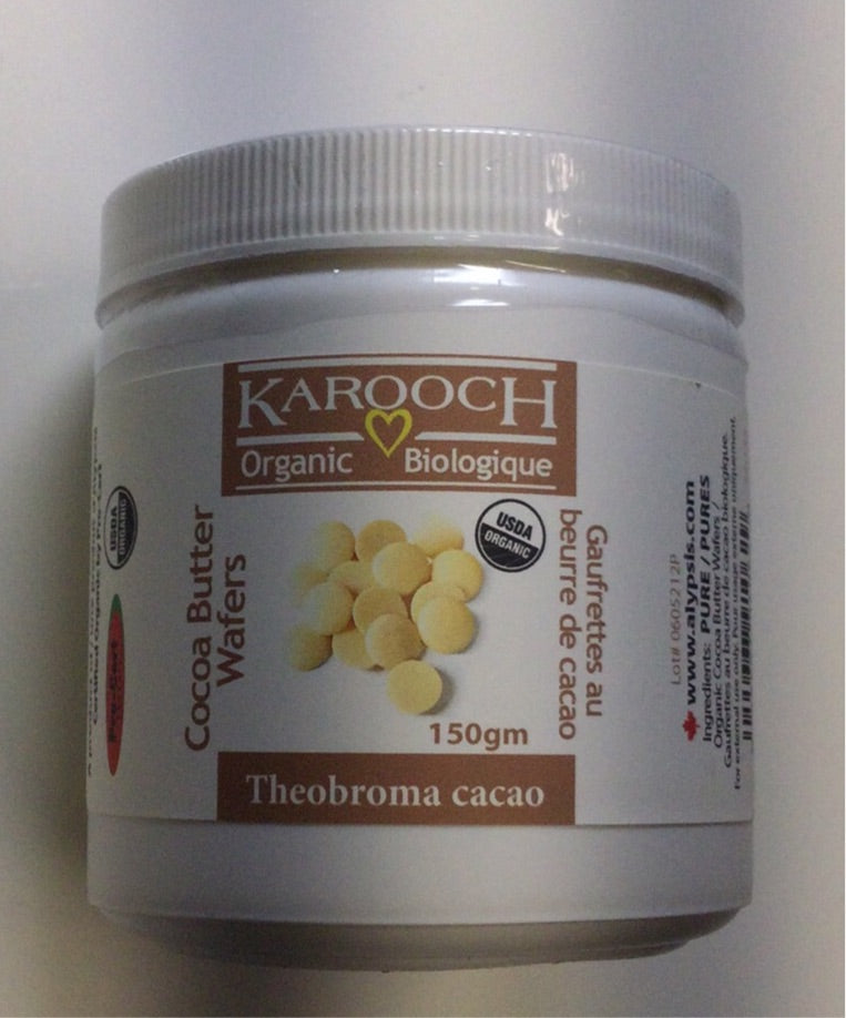 Karooch Organic Cocoa Butter Wafers