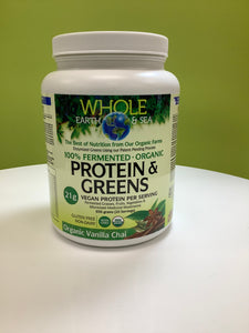 Whole Earth and Sea Fermented Protein & Greens Powder Vanilla Chai 656g